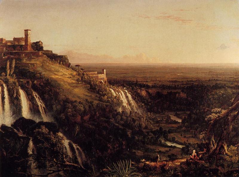 Thomas Cole The Cascatelli ivoli, Looking Towards Rome